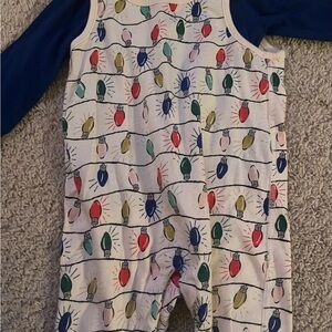 Hanna Andersson Colorful Light Bulb Print Baby Romper